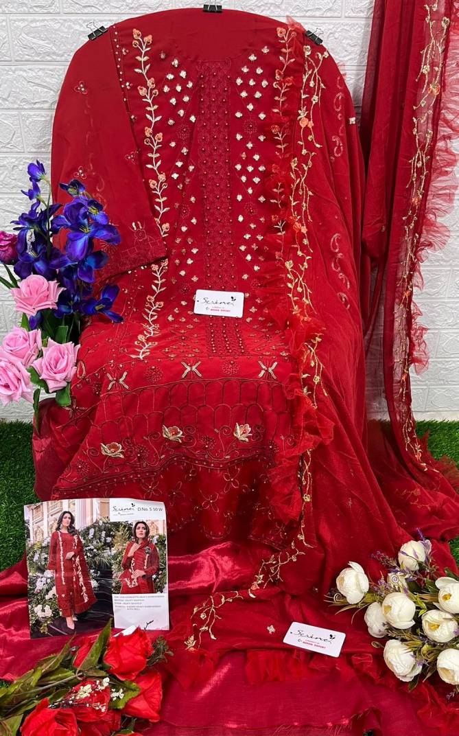 Serene S 50 W To Z Colors Wholesale Georgette Pakistani Salwar Suits
